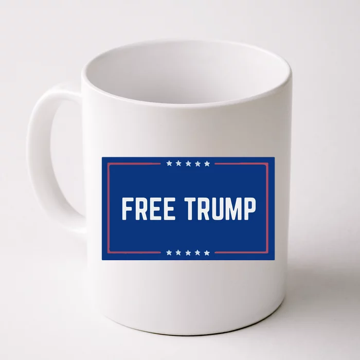 Free Trump 2024, Take America Front & Back Coffee Mug