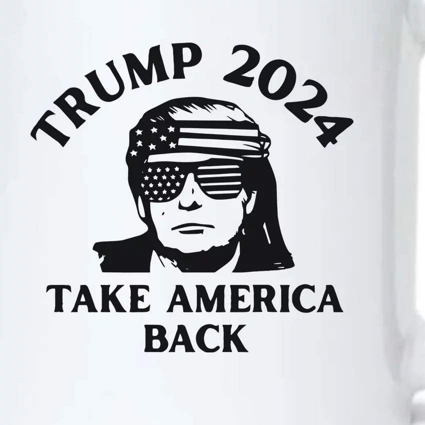 Funny Trump 2024 Take America Back Sunglasses Black Color Changing Mug