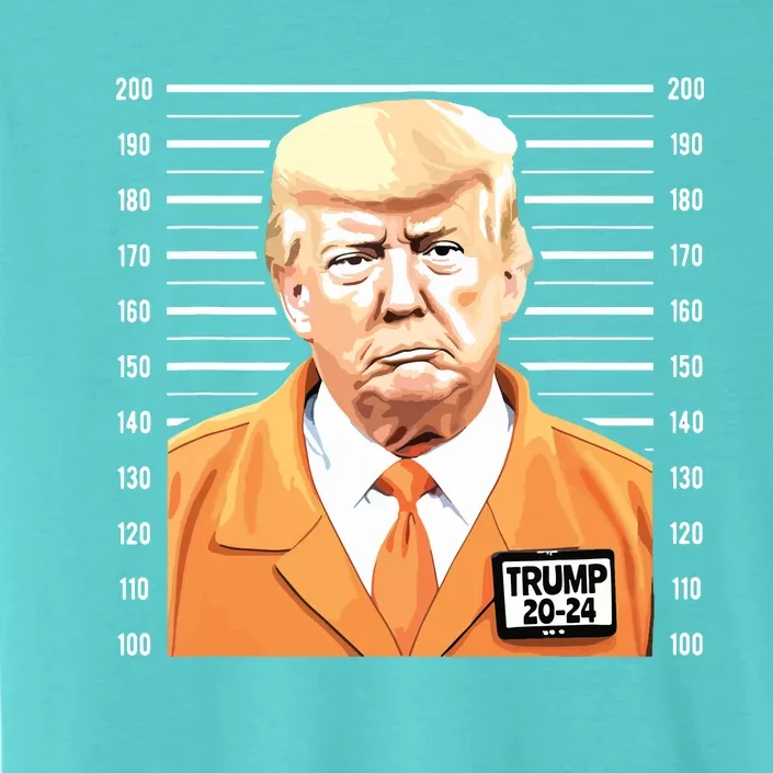 Funny Trump 2024 Prisoner Mugshot ChromaSoft Performance T-Shirt