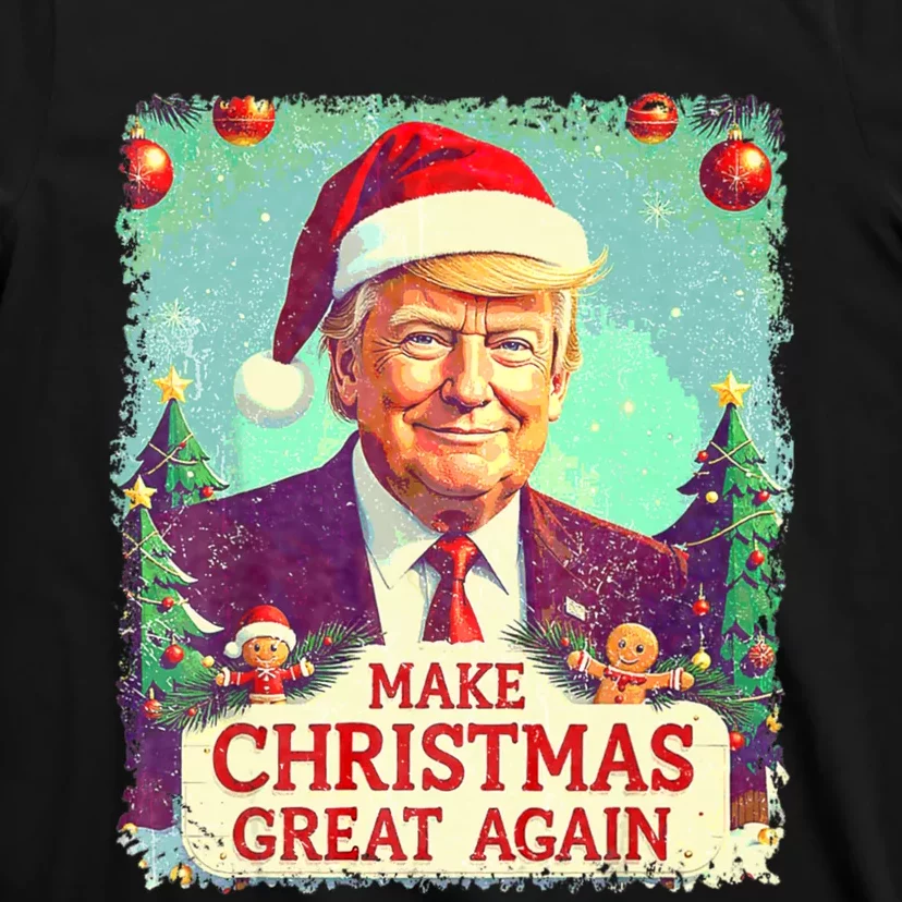 Funny Trump 2024 Make Christmas Great Again Ugly T-Shirt