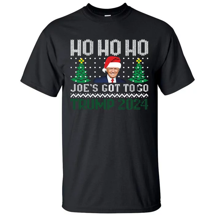 Funny Trump 2024 Christmas Sarcastic Trump Xmas Tall T-Shirt