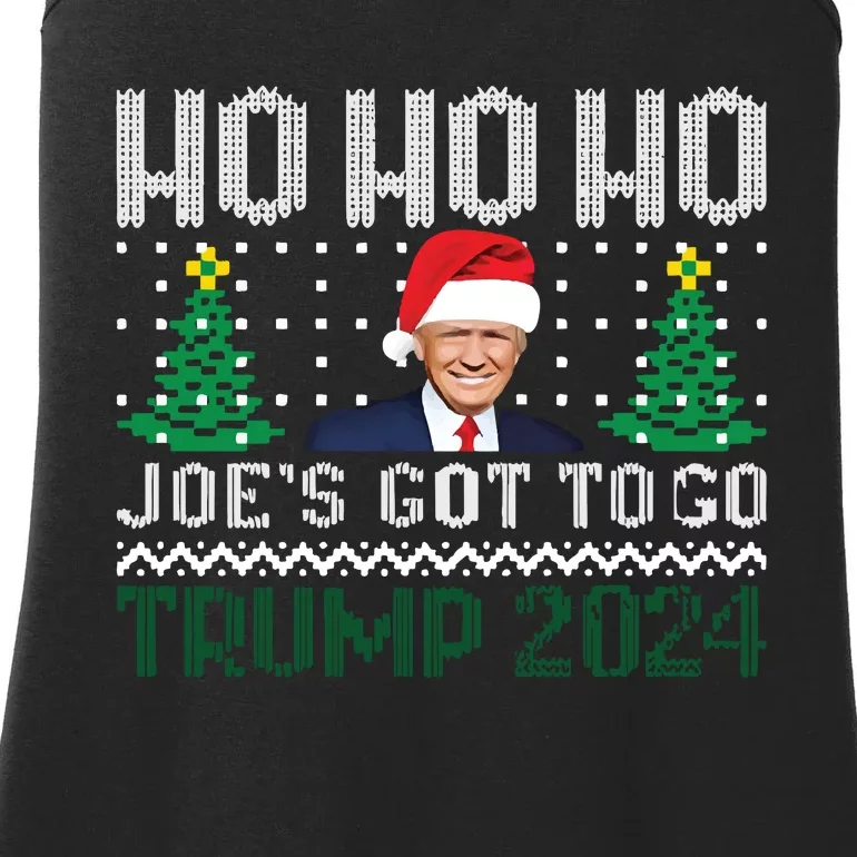 Funny Trump 2024 Christmas Sarcastic Trump Xmas Ladies Essential Tank