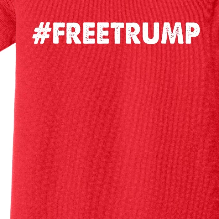 Free Trump 2024 Pro Donald Trump Baby Bodysuit