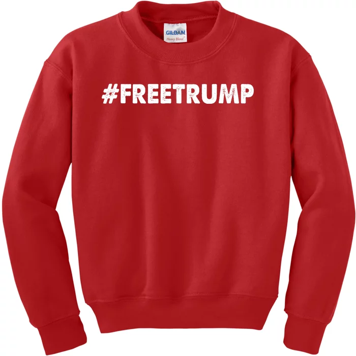 Free Trump 2024 Pro Donald Trump Kids Sweatshirt