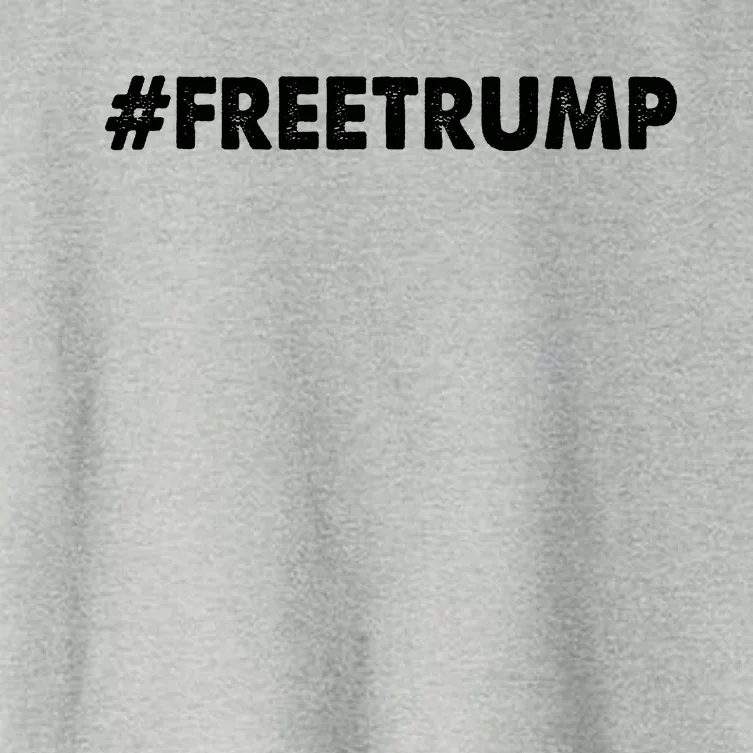 Free Trump 2024 Pro Donald Trump Women's Crop Top Tee