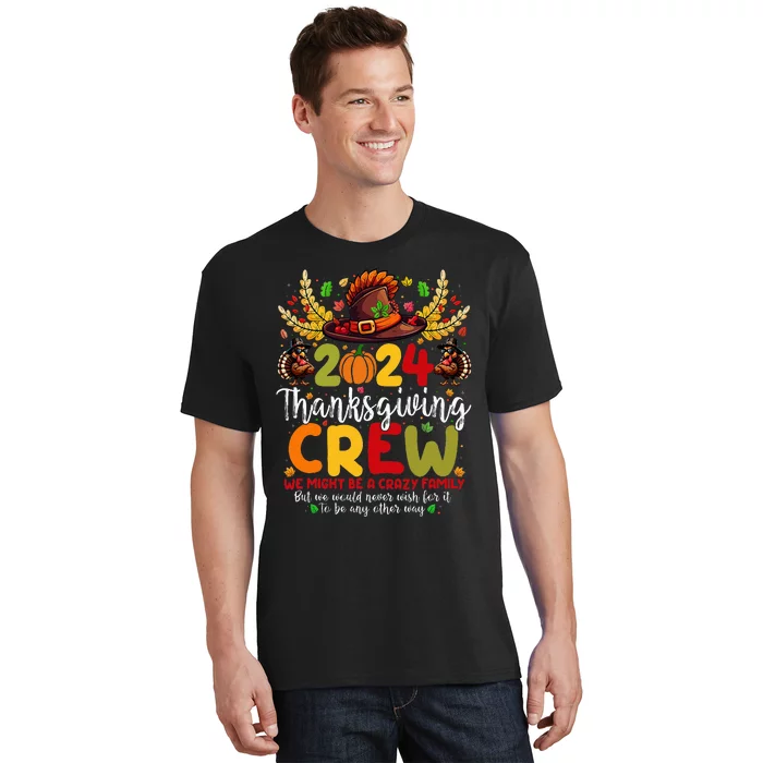 Family Thanksgiving 2024 Thanksgiving Crew Turkey Matching T-Shirt