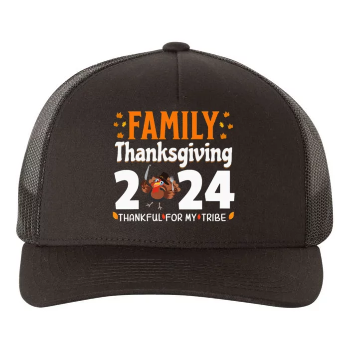 Family Thanksgiving 2024 Turkey Thanksgiving Matching Group Yupoong Adult 5-Panel Trucker Hat