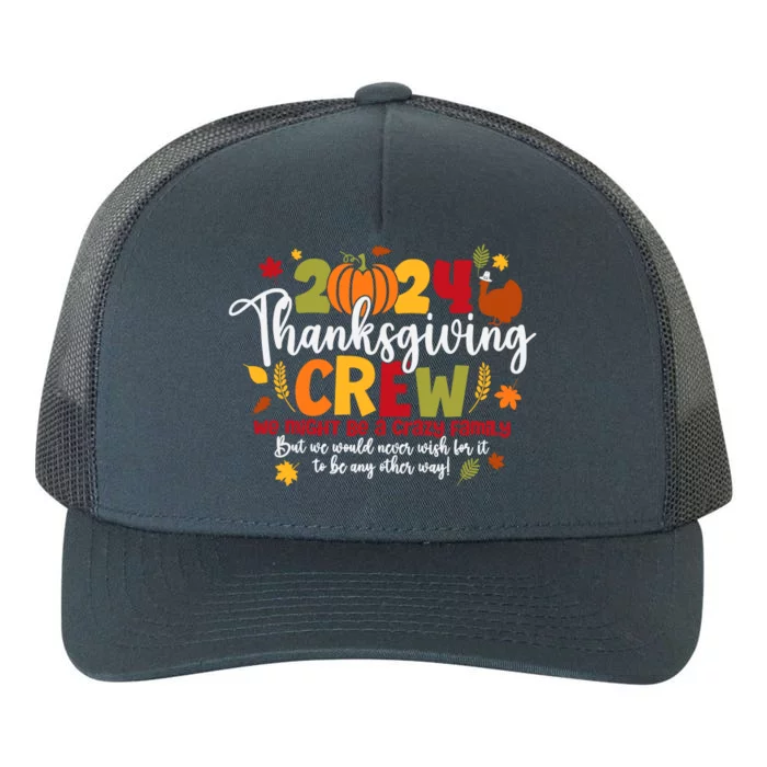 Family Thanksgiving 2024 Thanksgiving Crew Turkey Matching Yupoong Adult 5-Panel Trucker Hat