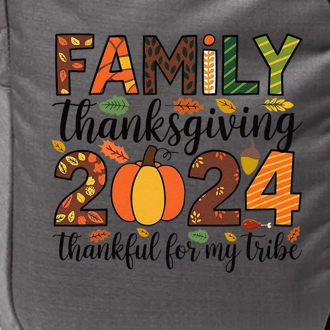 Family Thanksgiving 2024 Thankful For My Tribe Group Autumn Impact Tech Backpack