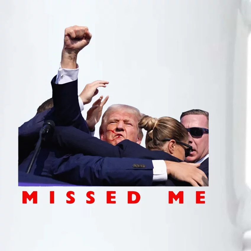 Funny Trump 2024 Missed Me Black Color Changing Mug