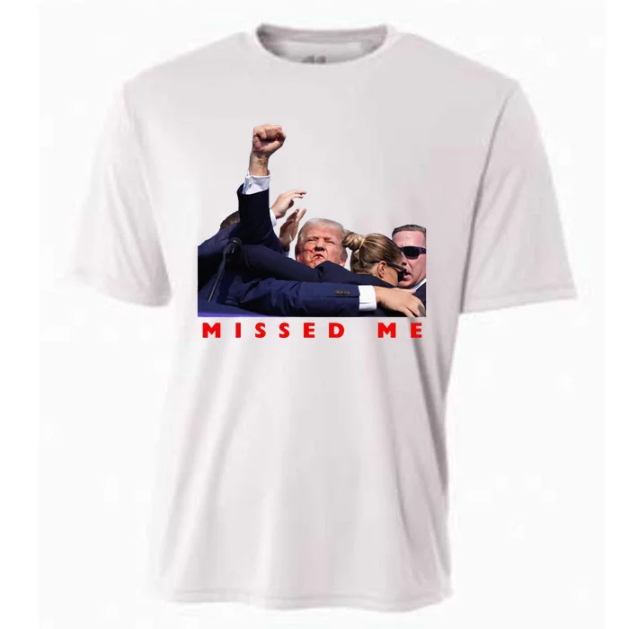 Funny Trump 2024 Missed Me Cooling Performance Crew T-Shirt