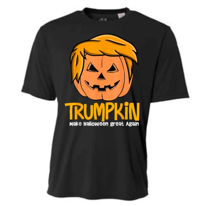 Funny Trumpkin 2024 Usa Make Halloween Great Again Cooling Performance Crew T-Shirt