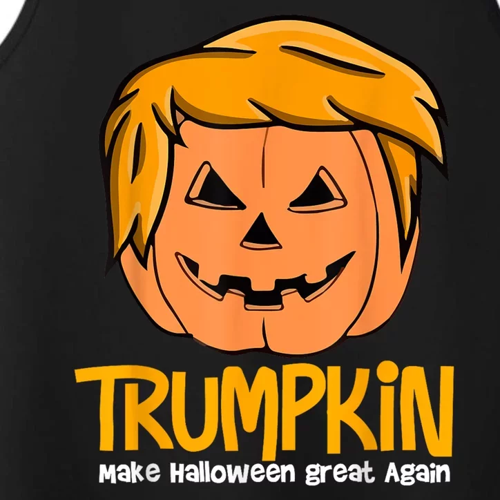 Funny Trumpkin 2024 Usa Make Halloween Great Again Performance Tank