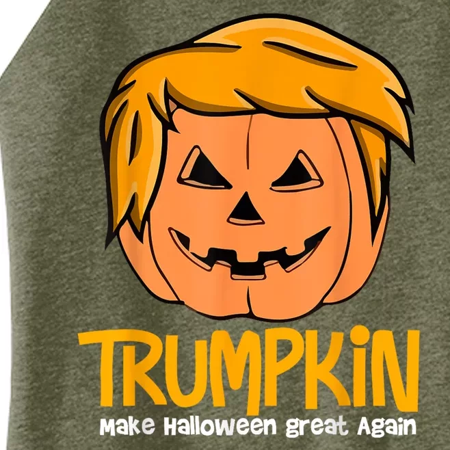 Funny Trumpkin 2024 Usa Make Halloween Great Again Women’s Perfect Tri Rocker Tank