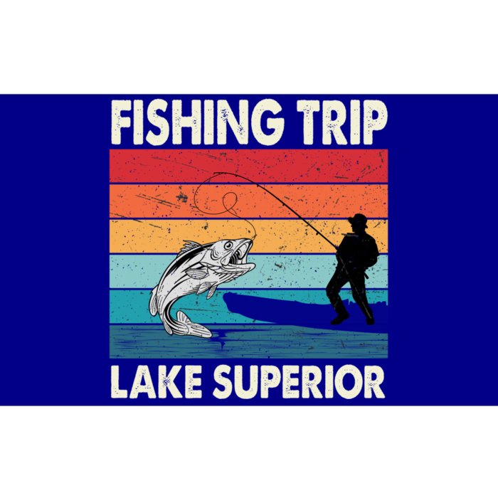 Fishing Trip 2024 Lake Superior Minnesota Gift Bumper Sticker