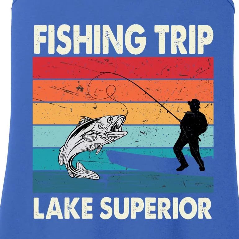 Fishing Trip 2024 Lake Superior Minnesota Gift Ladies Essential Tank