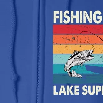 Fishing Trip 2024 Lake Superior Minnesota Gift Full Zip Hoodie