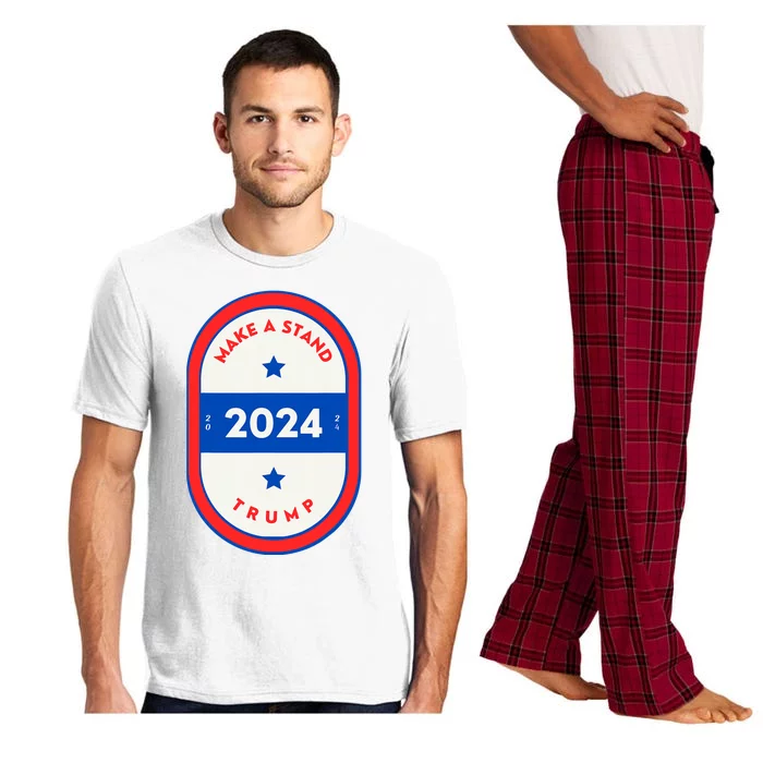 Funny Trump 2024 It Make A Stand Trump Pajama Set