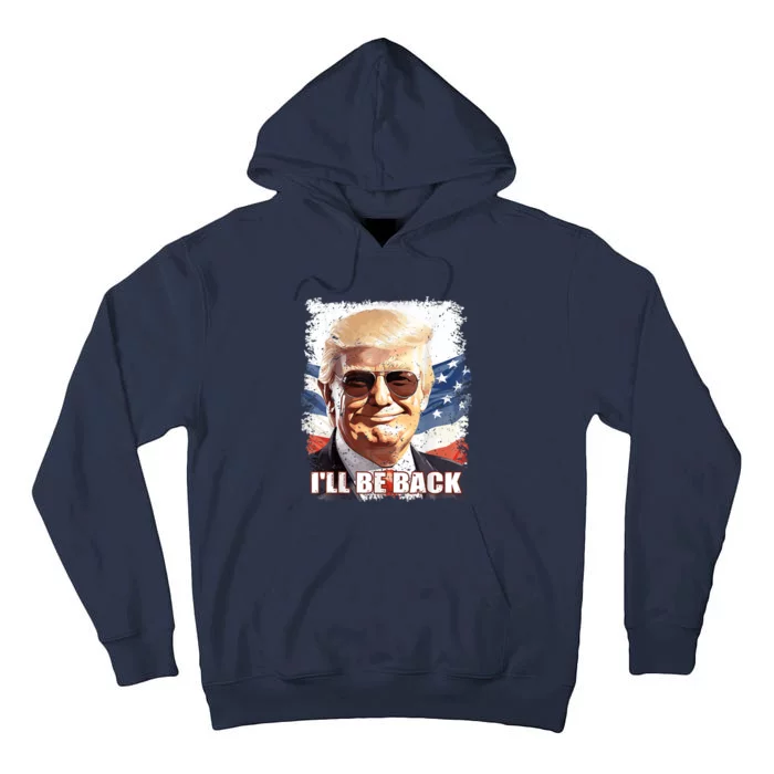 Funny Trump 2024 Presidential Campaign Tall Hoodie