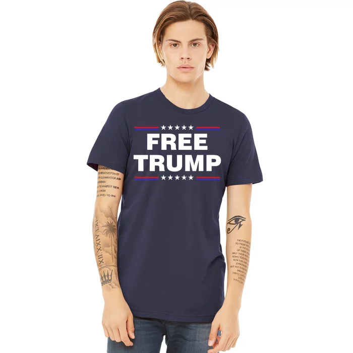 Free Trump 2024 Prison MAGA Trump Indicted Premium T-Shirt