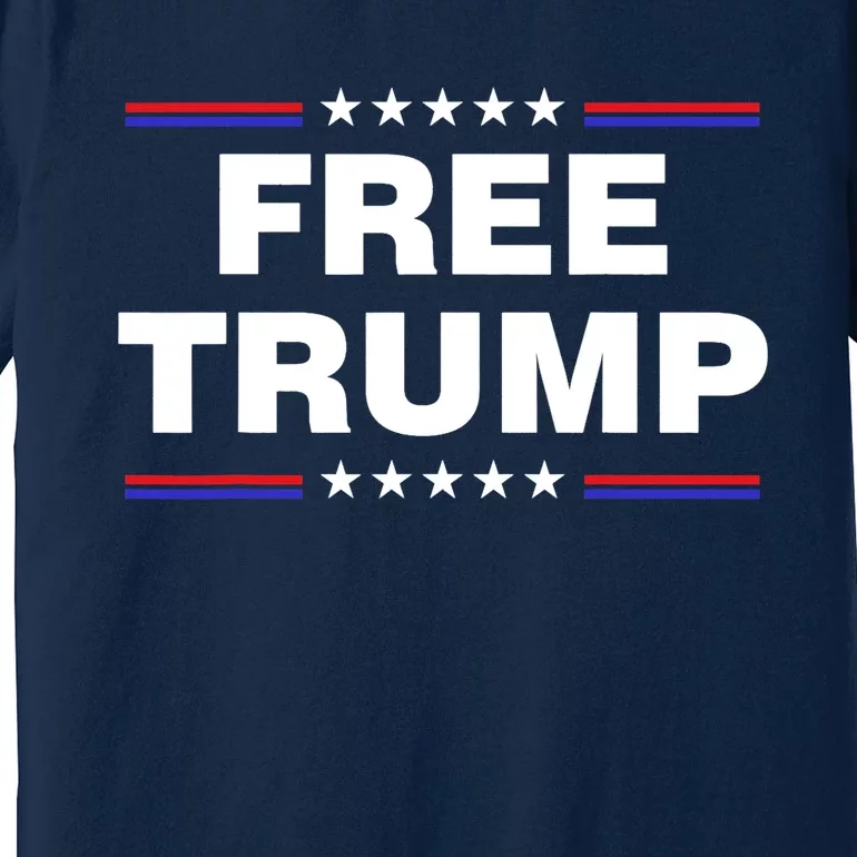 Free Trump 2024 Prison MAGA Trump Indicted Premium T-Shirt