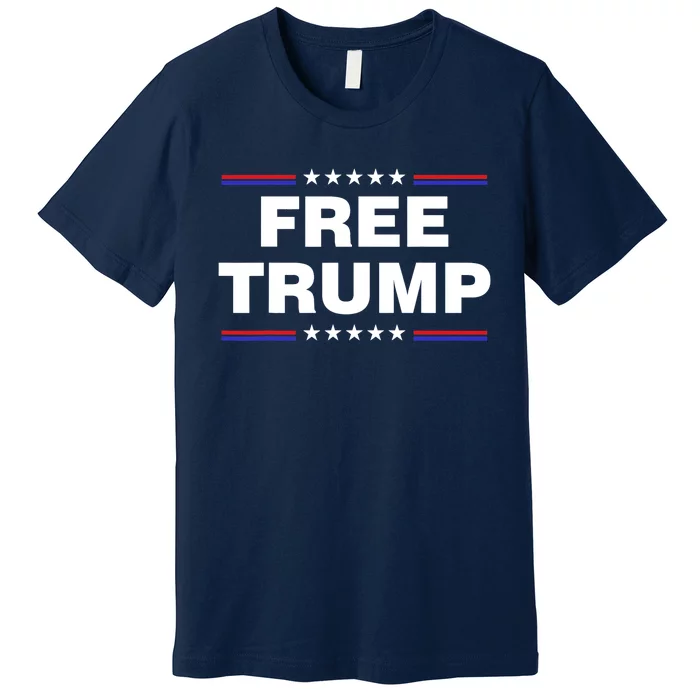 Free Trump 2024 Prison MAGA Trump Indicted Premium T-Shirt