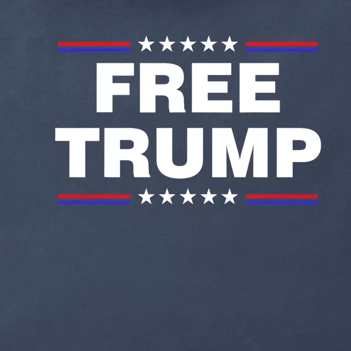 Free Trump 2024 Prison MAGA Trump Indicted Zip Tote Bag