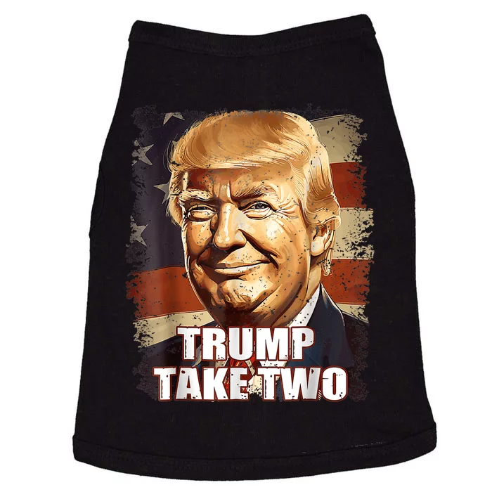 Funny Trump 2024 Quote Presidential Campaign Vintage Doggie Tank