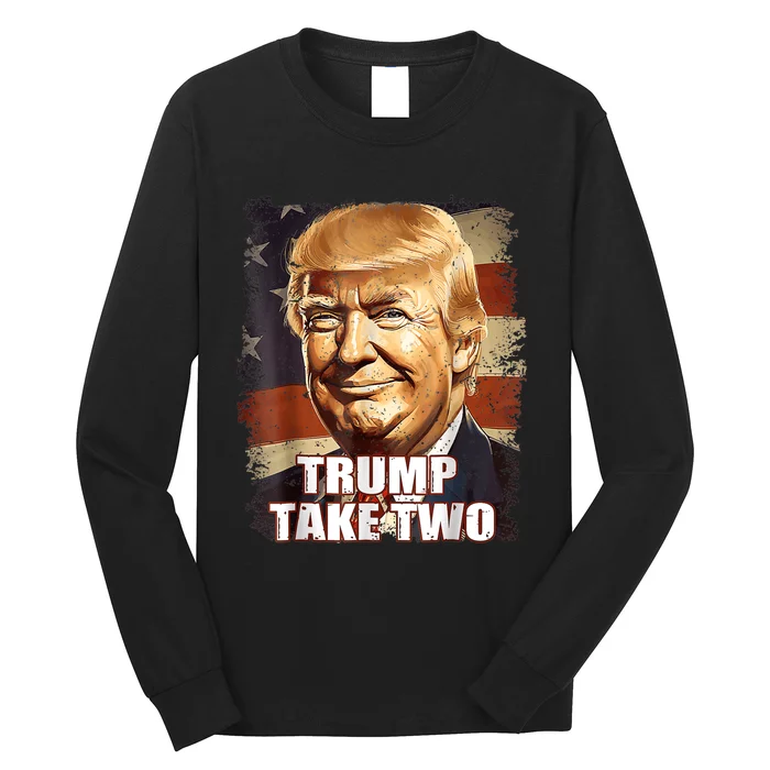 Funny Trump 2024 Quote Presidential Campaign Vintage Long Sleeve Shirt