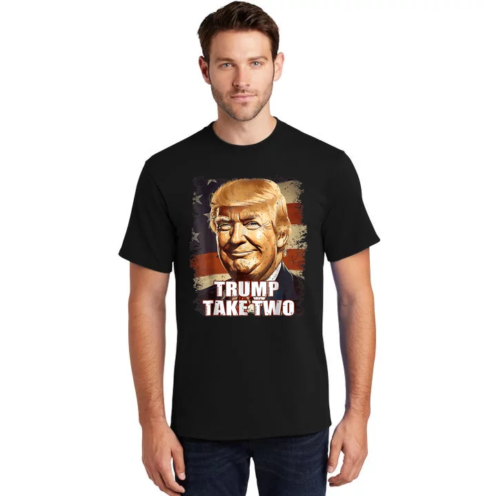 Funny Trump 2024 Quote Presidential Campaign Vintage Tall T-Shirt