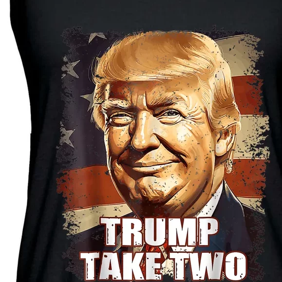 Funny Trump 2024 Quote Presidential Campaign Vintage Ladies Essential Flowy Tank