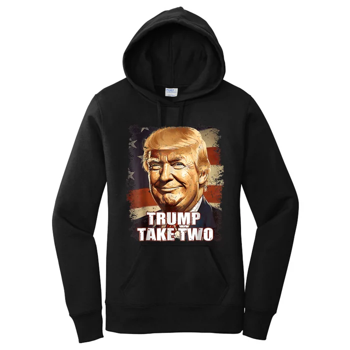 Funny Trump 2024 Quote Presidential Campaign Vintage Women's Pullover Hoodie