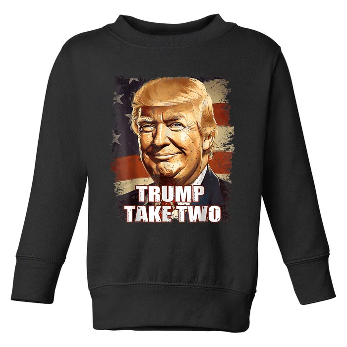 Funny Trump 2024 Quote Presidential Campaign Vintage Toddler Sweatshirt