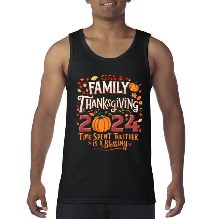 Family Thanksgiving 2024 Thanksgiving Crew Matching Group Tank Top