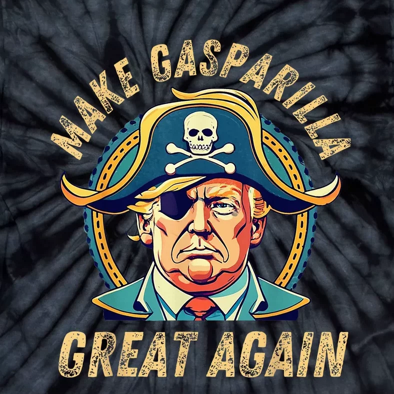 Funny Trump 2024 Make Gasparilla Great Again Gasparilla Tie-Dye T-Shirt