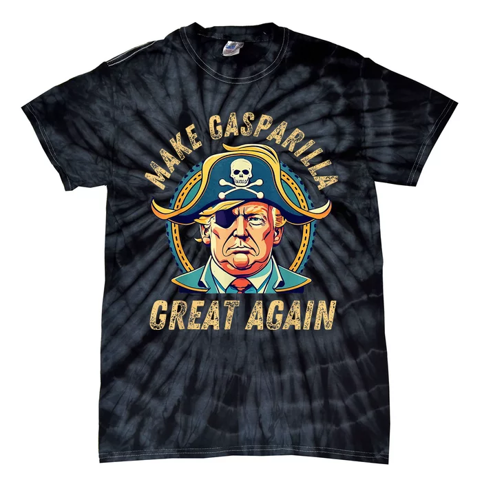 Funny Trump 2024 Make Gasparilla Great Again Gasparilla Tie-Dye T-Shirt