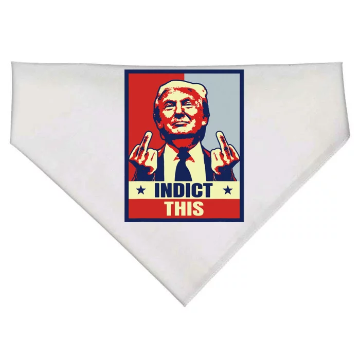 Funny Trump 2024 USA-Made Doggie Bandana