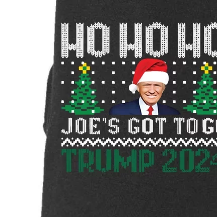 Funny Trump 2024 Christmas Sarcastic Trum Xmas Doggie 3-End Fleece Hoodie