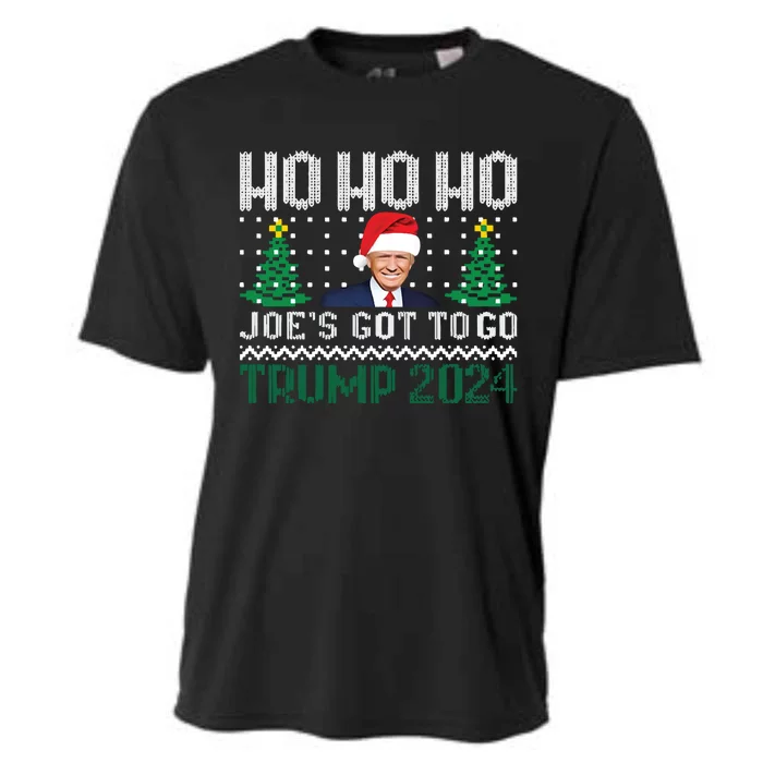 Funny Trump 2024 Christmas Sarcastic Trum Xmas Cooling Performance Crew T-Shirt