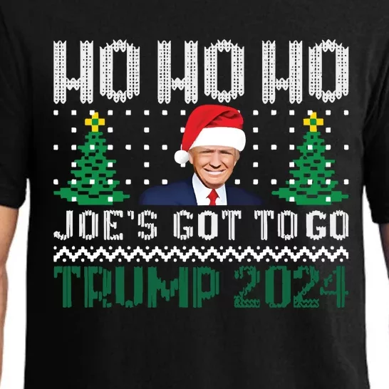 Funny Trump 2024 Christmas Sarcastic Trum Xmas Pajama Set