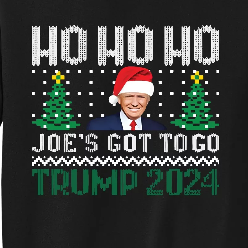 Funny Trump 2024 Christmas Sarcastic Trum Xmas Tall Sweatshirt