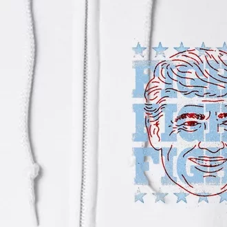 Fight ! Trump 2024 Full Zip Hoodie