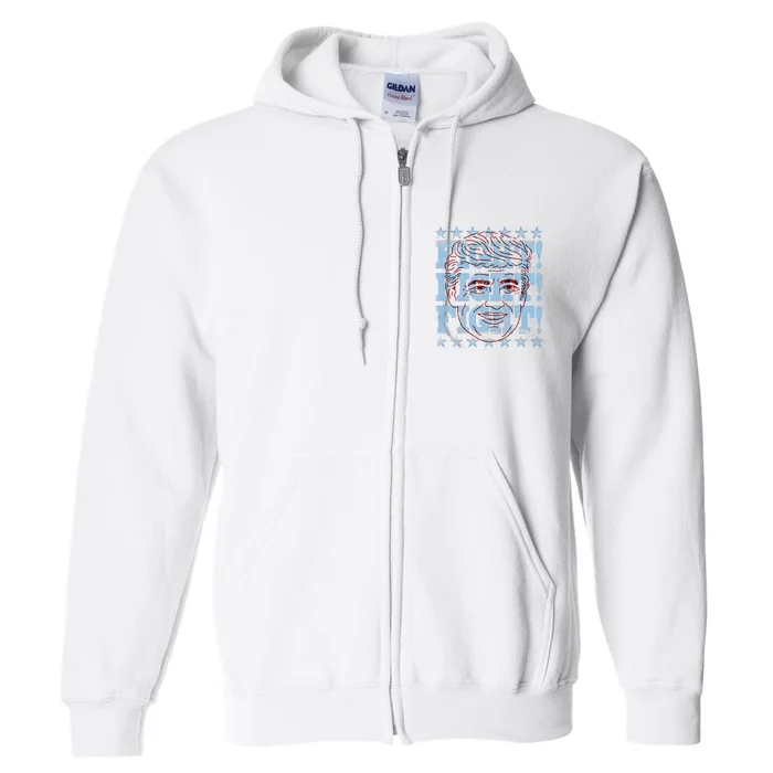 Fight ! Trump 2024 Full Zip Hoodie