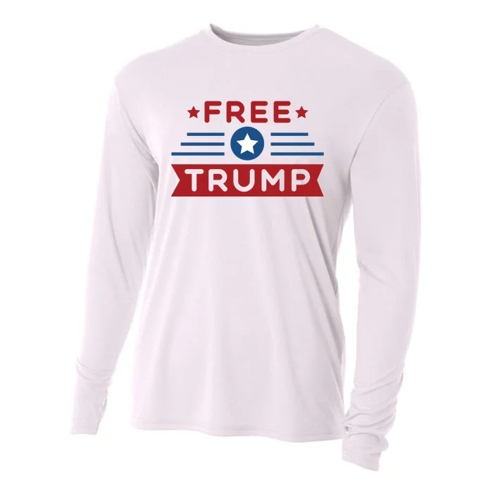 Free Trump 2024 Cooling Performance Long Sleeve Crew