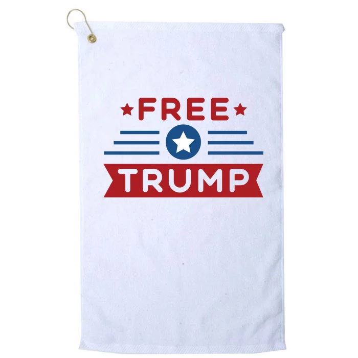 Free Trump 2024 Platinum Collection Golf Towel