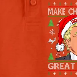 Funny Trump 2024 Make Christmas Great Again Dry Zone Grid Performance Polo