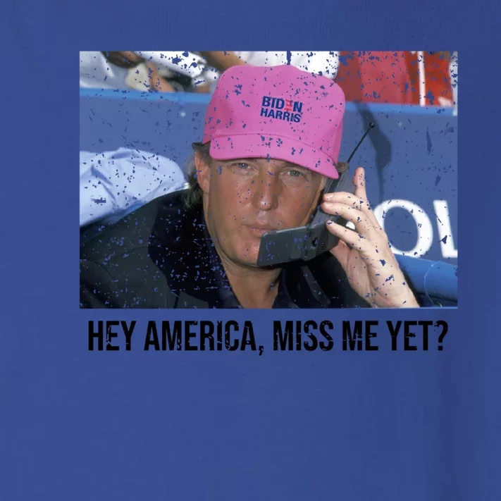 Funny Trump 2024 The Return America Miss Me Yet Us Flag Funny Gift Toddler Long Sleeve Shirt