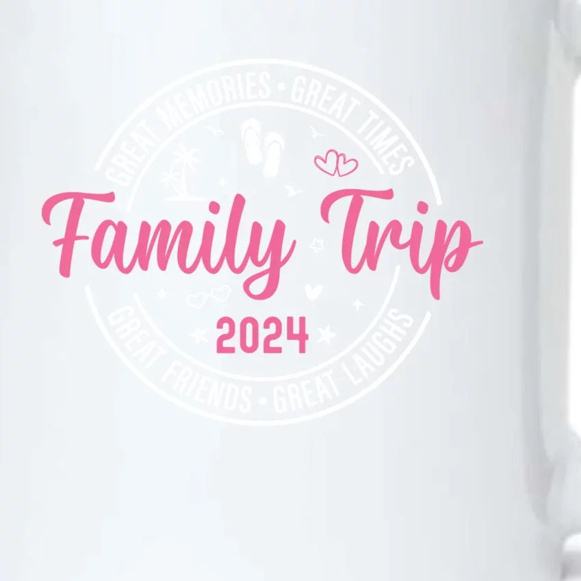 Family Trip 2024 Beach Cute Matching Family Summer Vacation Meaningful Gift Black Color Changing Mug