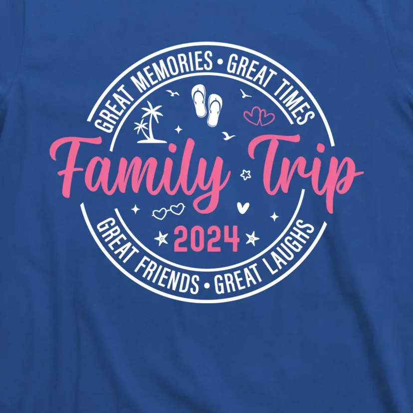 Family Trip 2024 Beach Cute Matching Family Summer Vacation Meaningful Gift T-Shirt