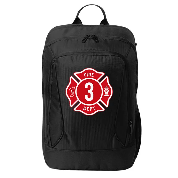 Fire Truck 3rd Birthday Boy Firefighter 3 Year Old City Backpack